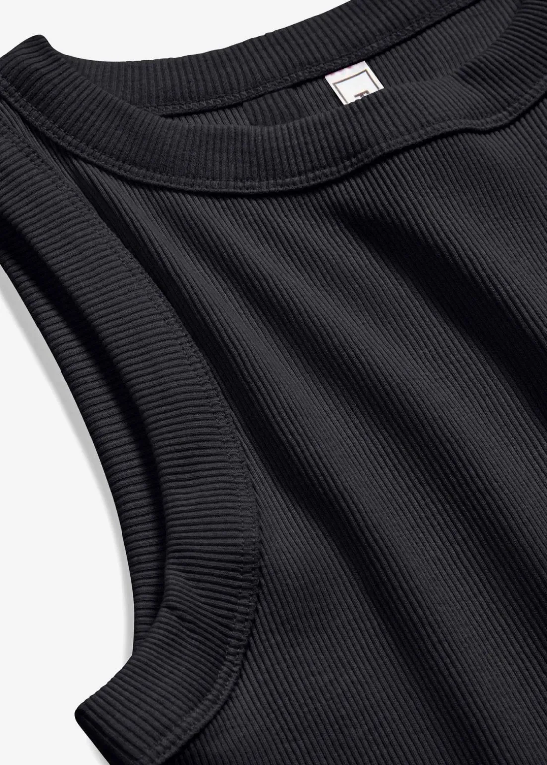 Ripp-Top aus reiner Bio-Baumwolle