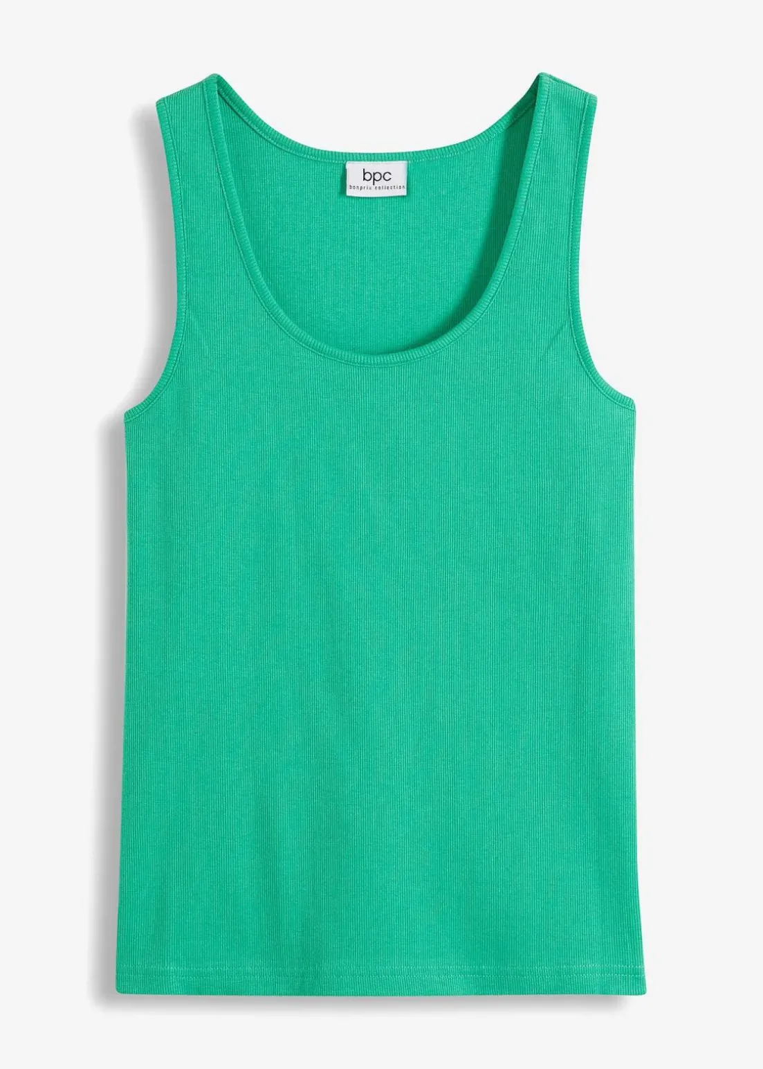 Ripp-Top aus reiner Bio-Baumwolle