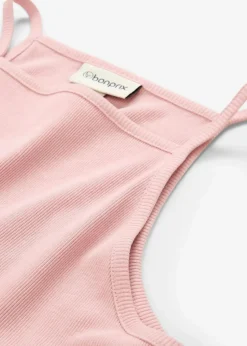 Ripp-Top aus reiner Bio-Baumwolle