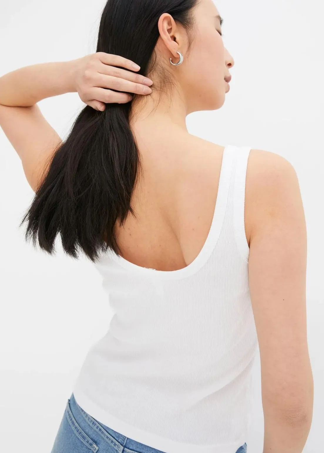 Ripp-Top aus reiner Bio-Baumwolle (2er Pack)