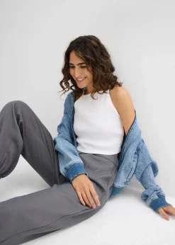 Ripp-Top aus reiner Bio-Baumwolle