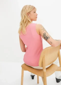 Ripp-Top aus reiner Bio-Baumwolle (2er Pack)