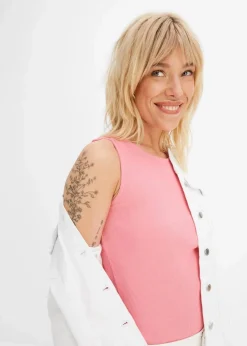 Ripp-Top aus reiner Bio-Baumwolle (2er Pack)