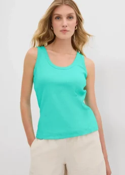 Ripp-Top mit Bio-Baumwolle (2er Pack)