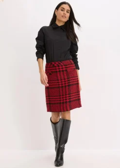 Rock aus softem Bouclégarn