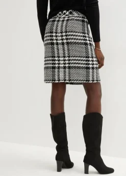 Rock aus softem Bouclégarn