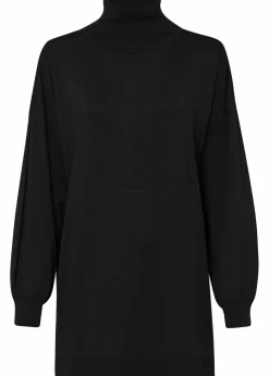 Rollkragenpullover aus Viskose-Mix