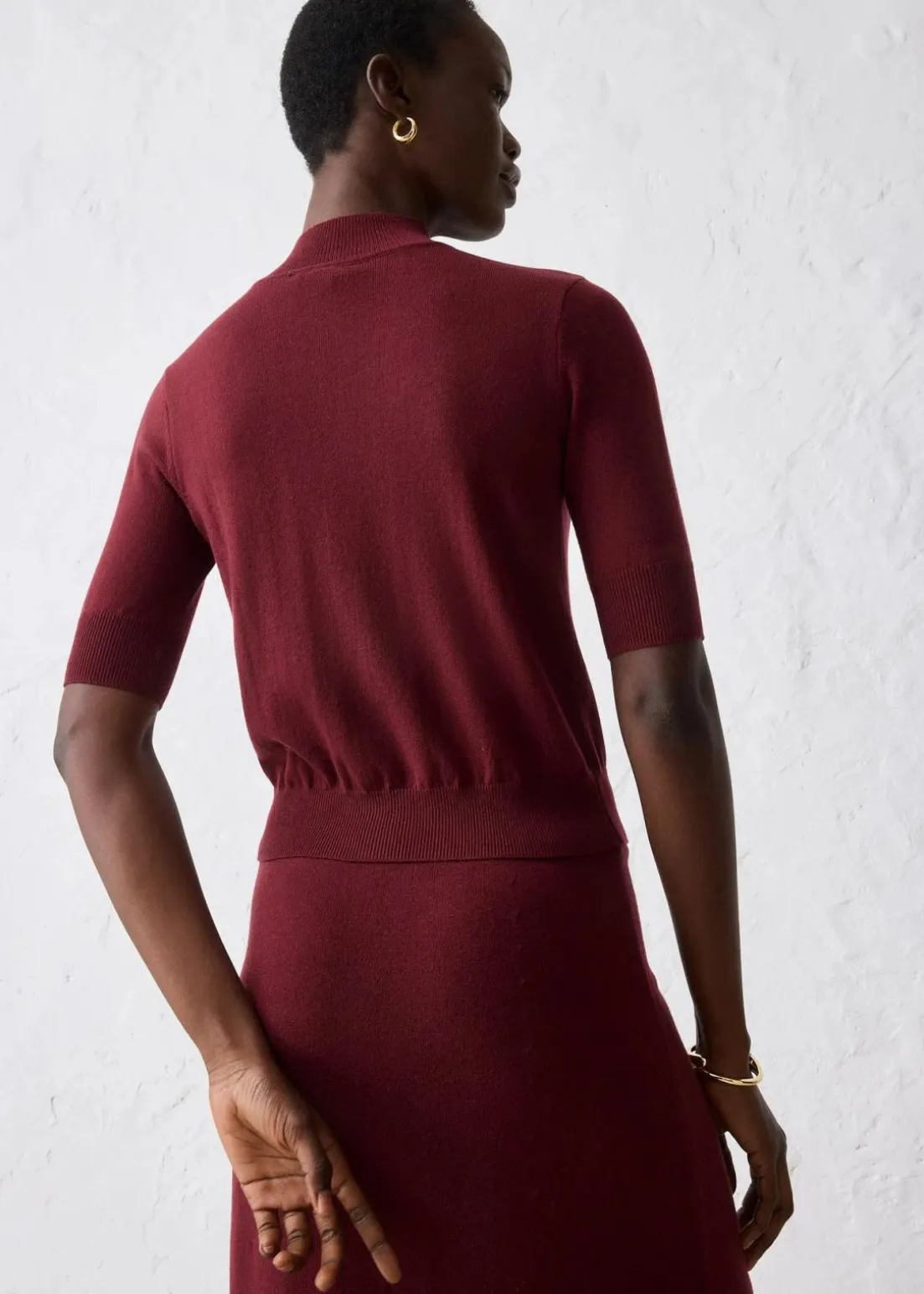 Rollkragenpullover aus weichem Woll-Mix