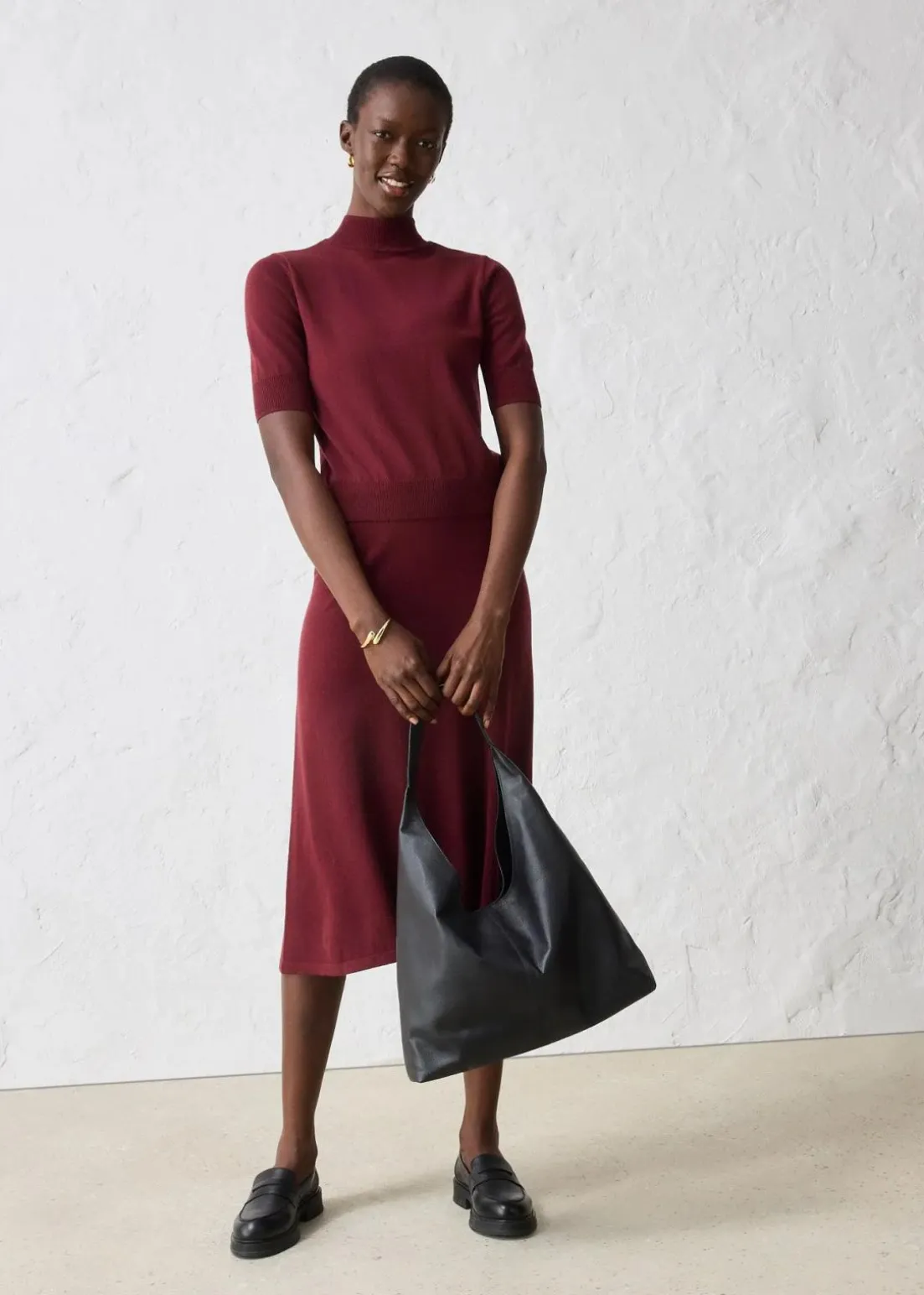 Rollkragenpullover aus weichem Woll-Mix