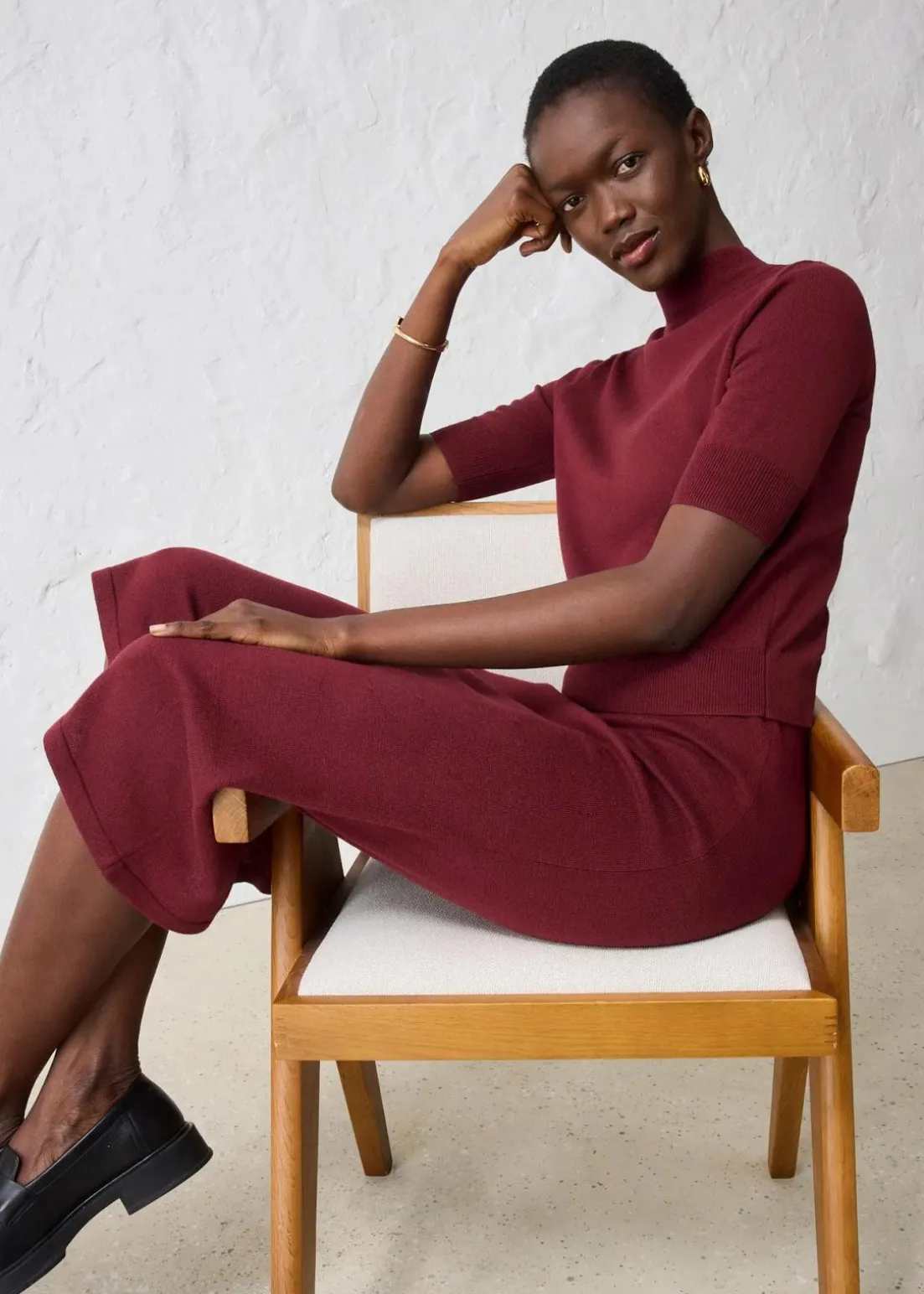 Rollkragenpullover aus weichem Woll-Mix