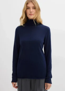 Rollkragenpullover aus weichem Kaschmir-Mix