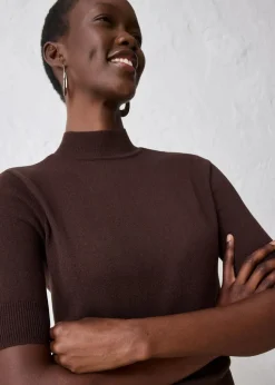 Rollkragenpullover aus weichem Woll-Mix