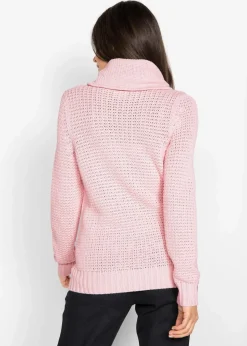 Rollkragenpullover mit Kordeln