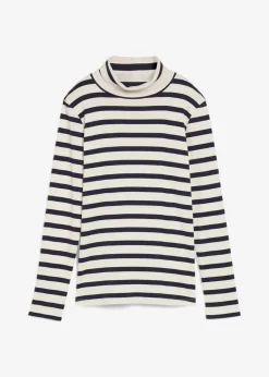 Rollkragenshirt aus reiner Baumwolle