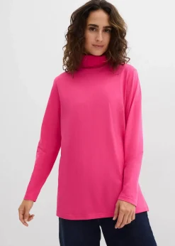 Rollkragenshirt aus reiner Bio-Baumwolle