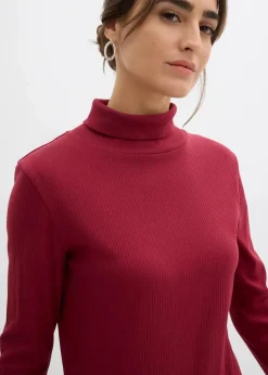 Rollkragenshirt aus reiner Baumwolle