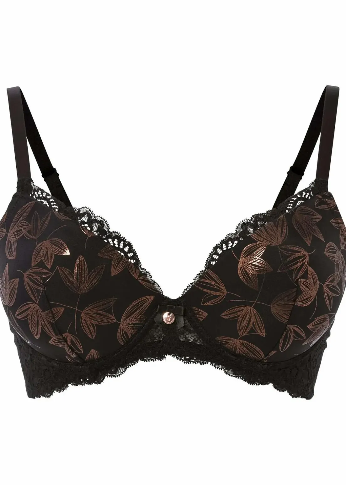 Schalen-BH mit schimmerndem Effekt