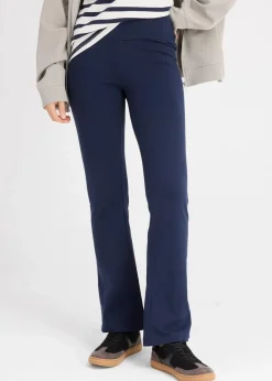 Schlaghose aus Bio-Baumwolle mit Stretch