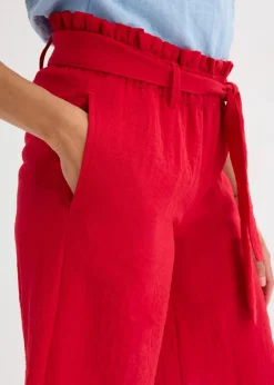 Schlupf-Bermuda aus Viskose-Mix