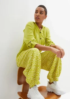 Schlupfbluse aus luftigem Musselin