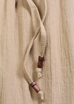 Schlupfhose aus strukturiertem Crinkle