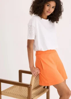 Schlupf-Shorts aus bequemen Punto di Roma