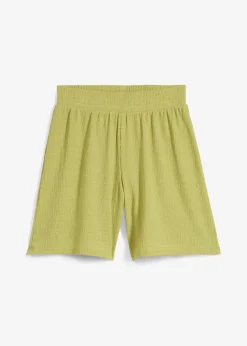 Schlupf-Shorts aus Borkencrepe