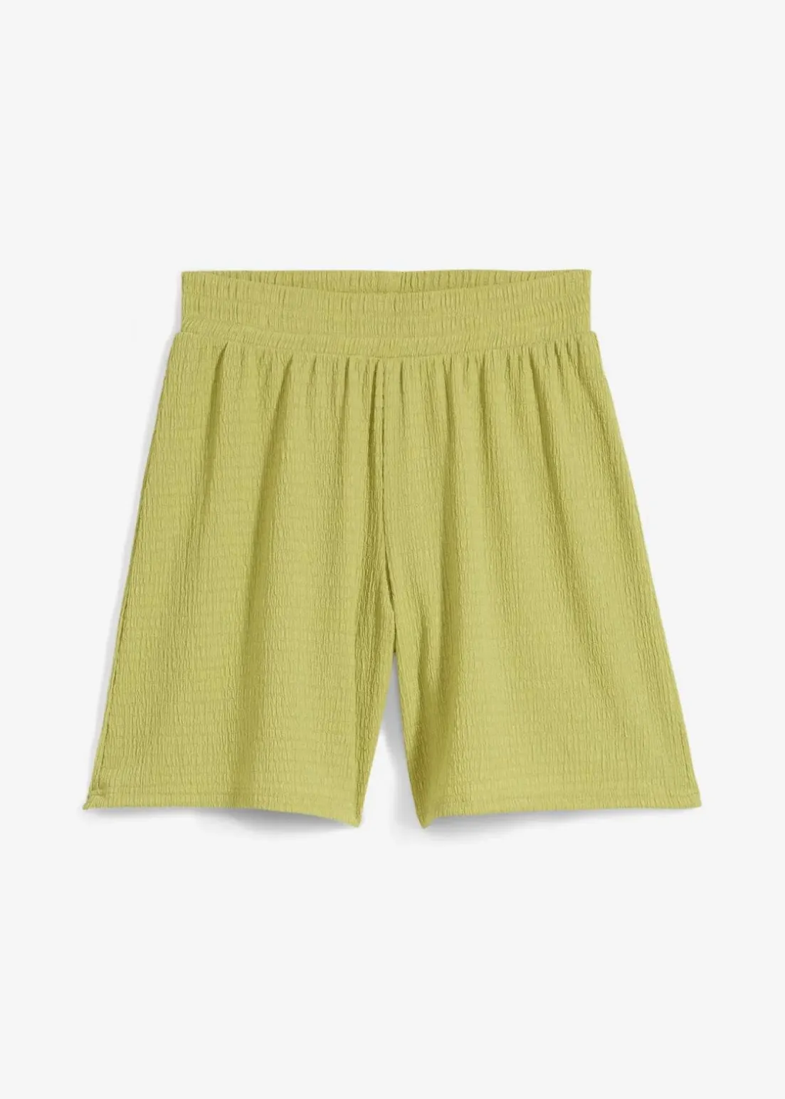 Schlupf-Shorts aus Borkencrepe