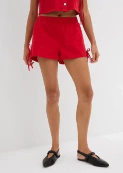 Schlupf-Shorts aus elastischem Baumwoll-Mix