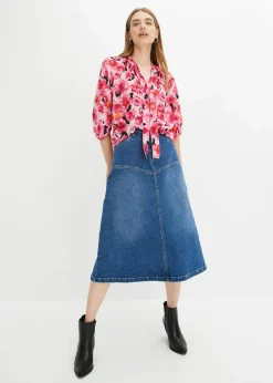 Schluppenbluse aus Chiffon