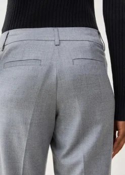 Schmale Hose mit weichem Wollanteil