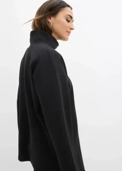 Scuba-Shirt mit Stehkragen