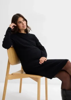 Set aus Pullover und Rock für die Schwangerschaft und danach aus Bio-Baumwolle (2. tlg Set)