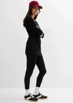 Set aus Umstands-Wickelshirt mit bequemer Leggings (2-tlg.Set)