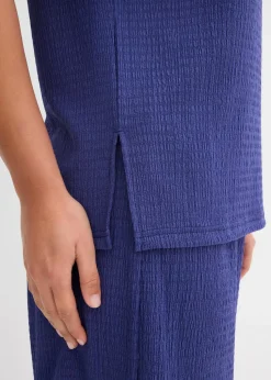 Shirt aus Borkencrepe