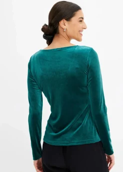 Shirt aus softem Samt