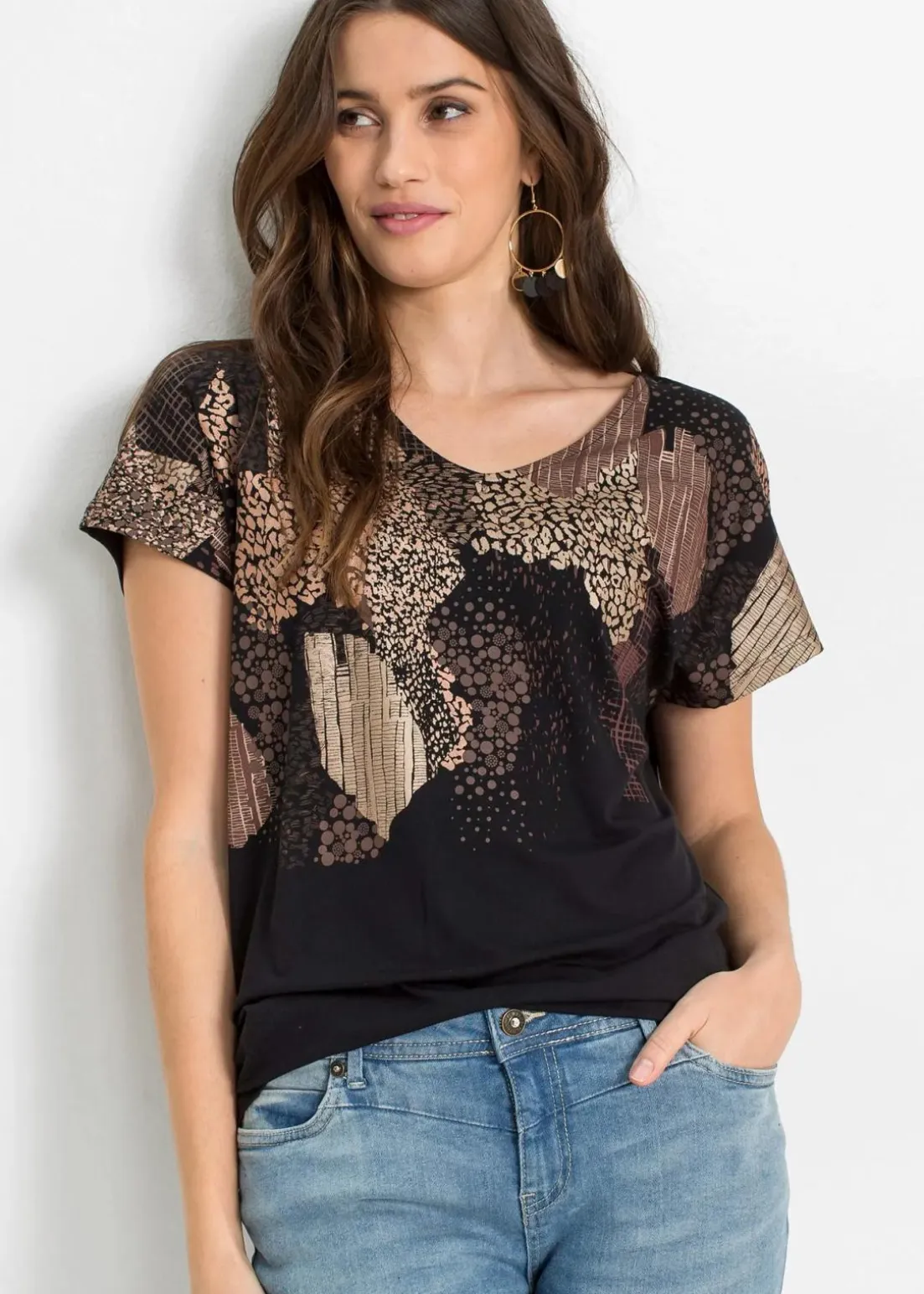 Shirt aus softem Viskose-Mix