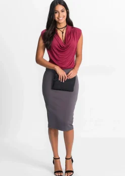 Shirt aus Viskose-Mix