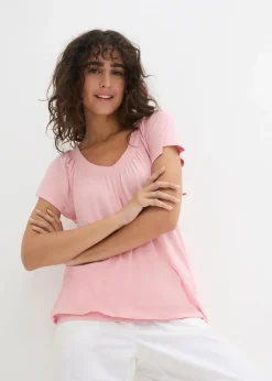 Shirt aus Viskose-Mix