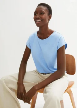 Shirt mit Seidenanteil