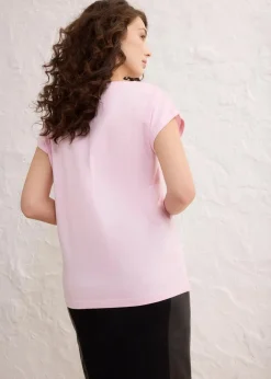 Shirt mit Seidenanteil