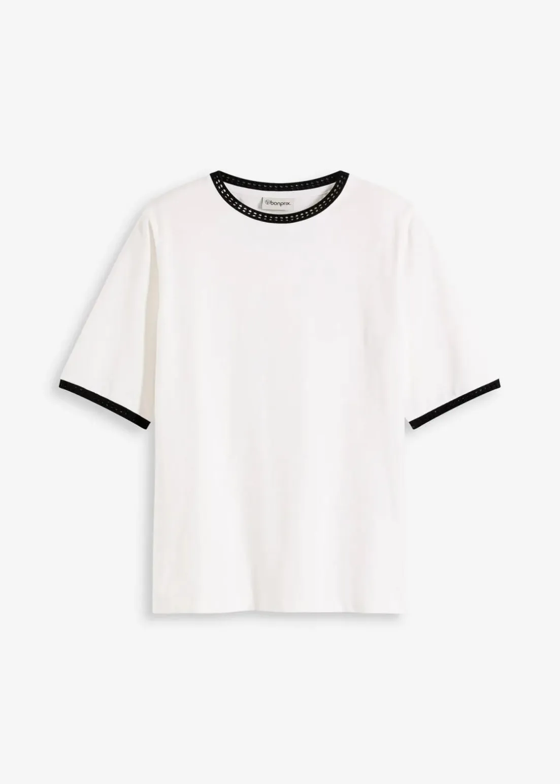 Shirt mit Spitzenborte