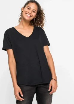 Shirt mit V-Ausschnitt