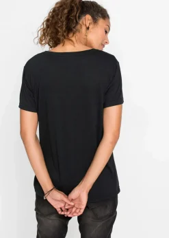 Shirt mit V-Ausschnitt