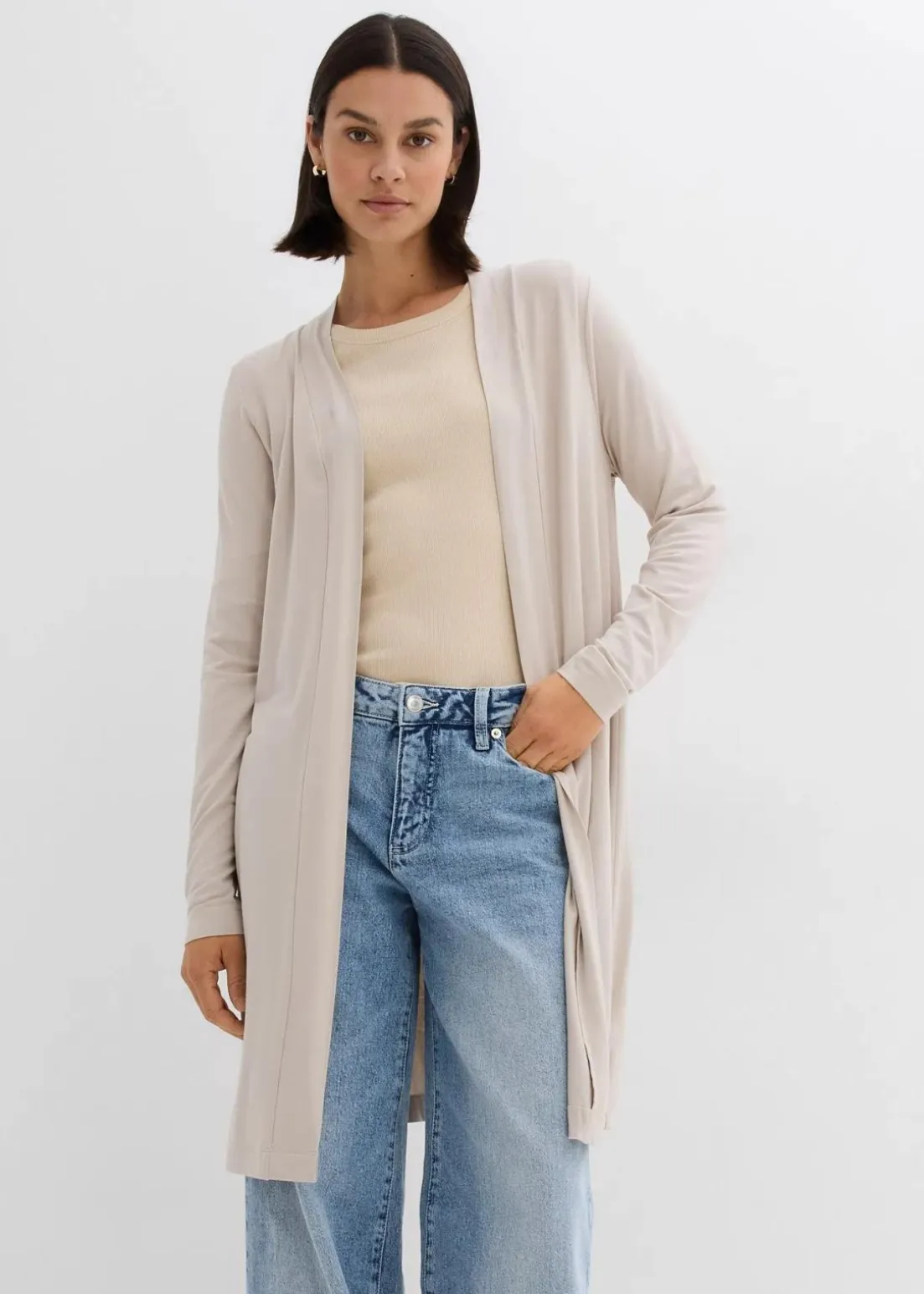 Shirtjacke aus softem Viskose-Mix