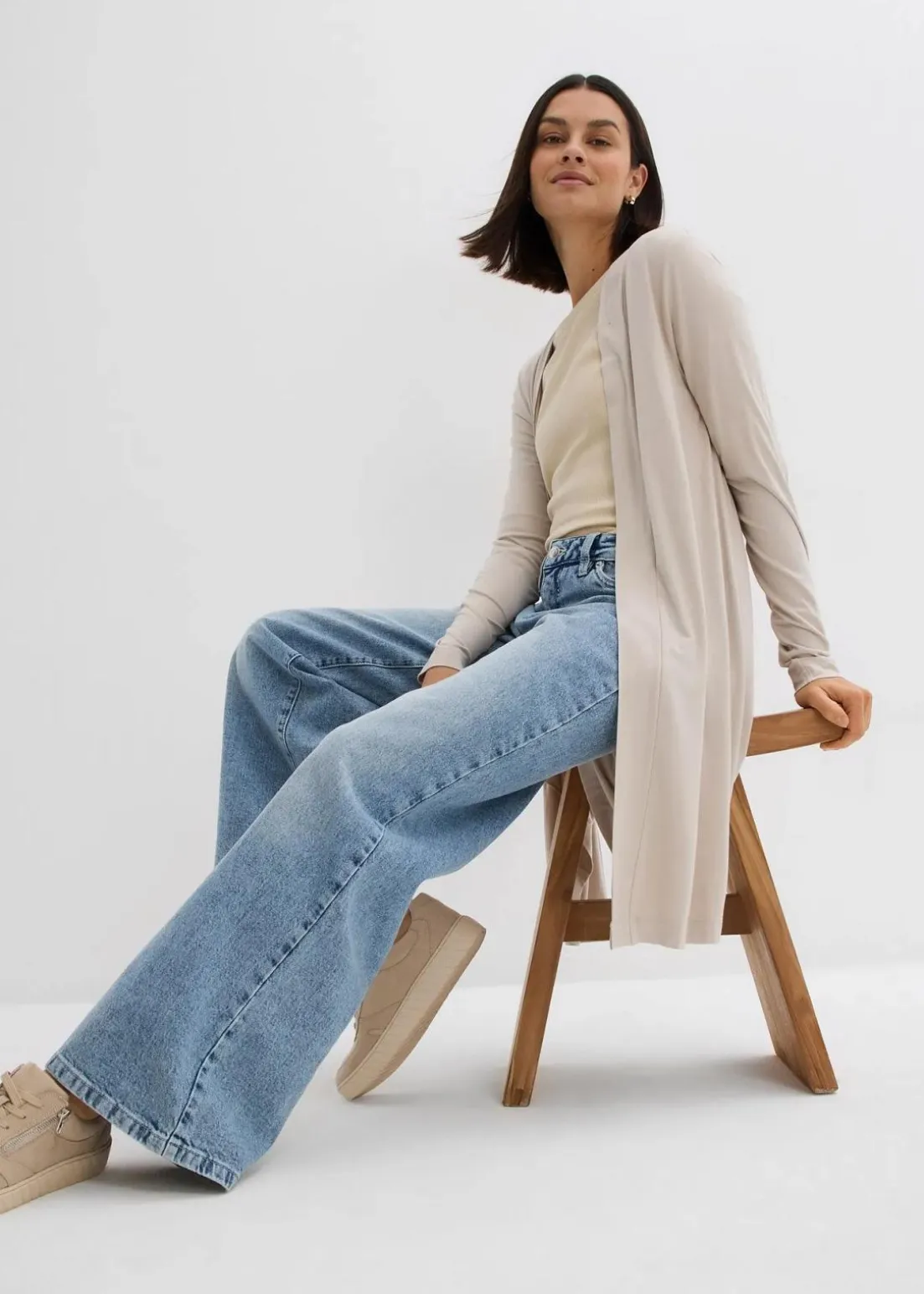 Shirtjacke aus softem Viskose-Mix