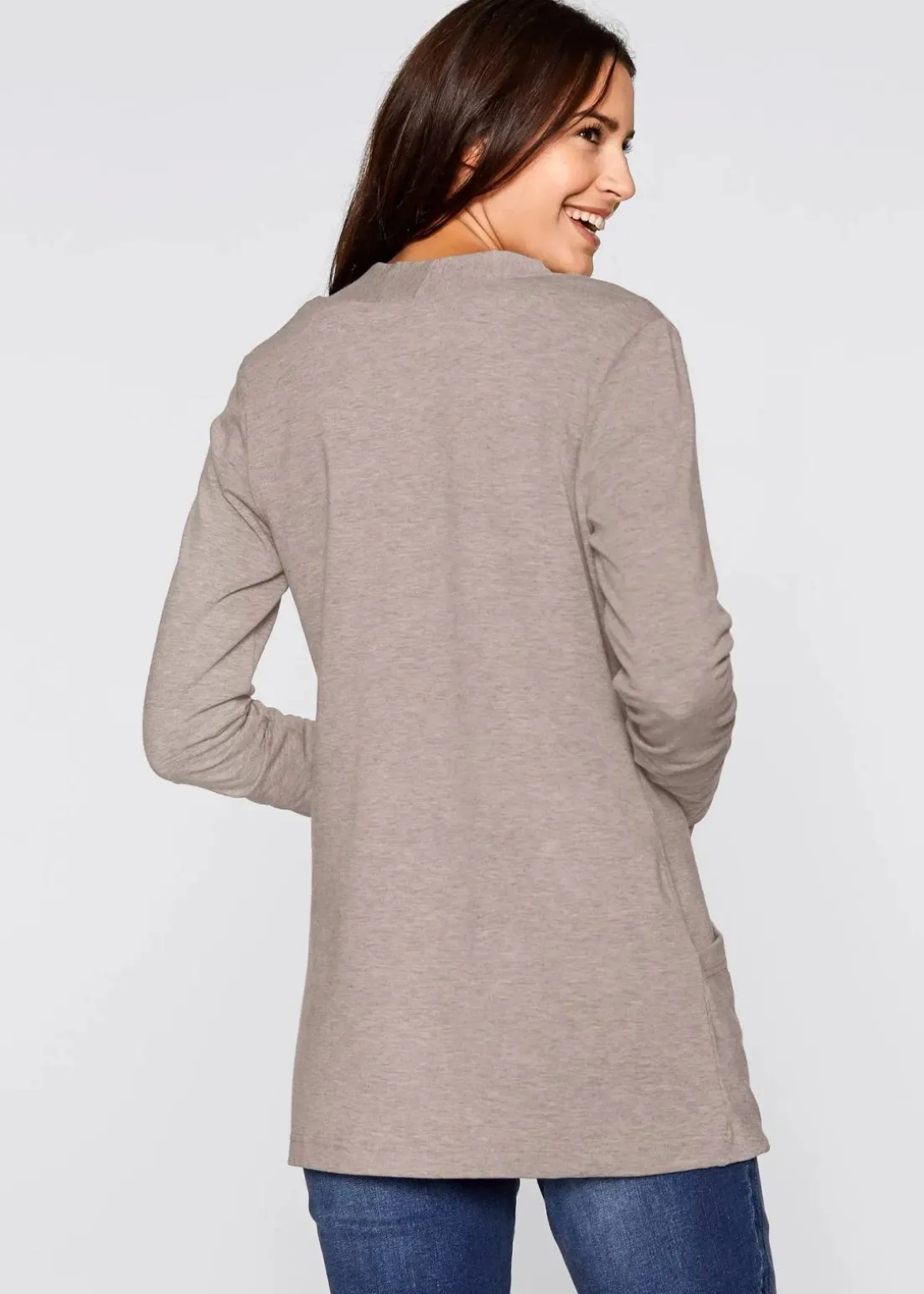 Shirtjacke aus softem Viskose-Mix