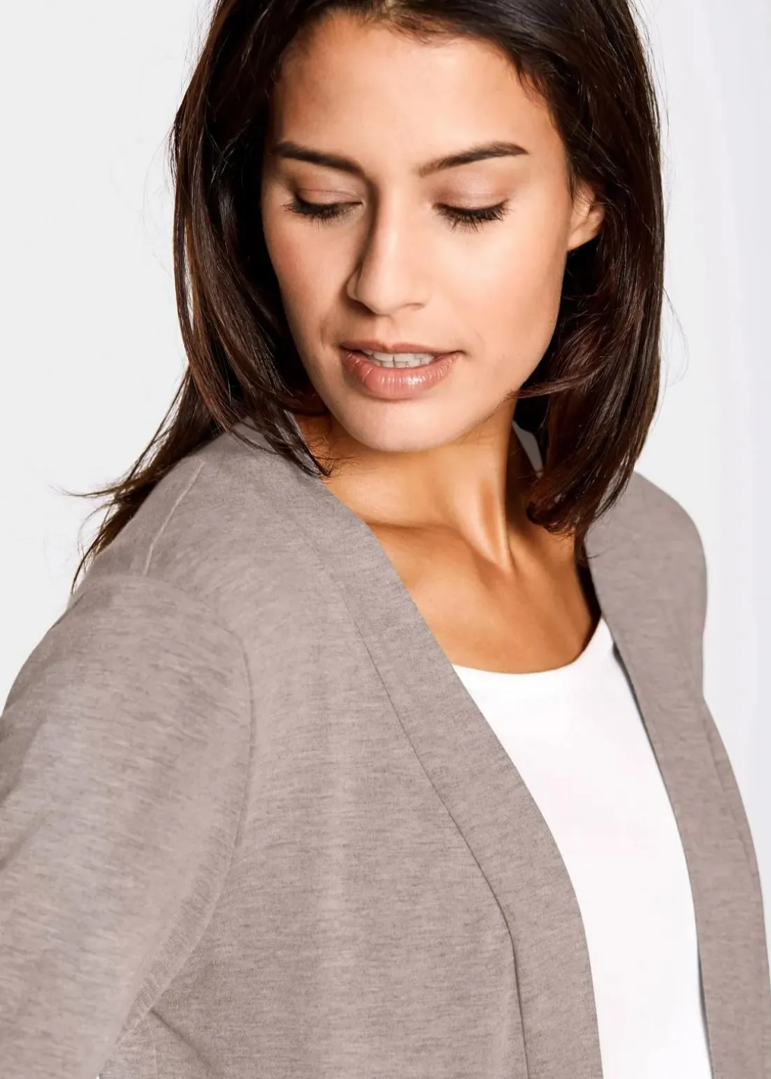 Shirtjacke aus softem Viskose-Mix