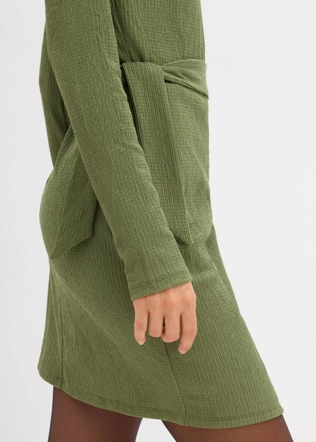 Shirtkleid aus Barcrêpe