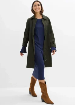 Shirtkleid aus reiner Baumwolle